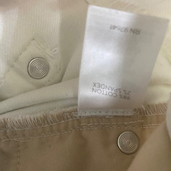 J. Jill Denim Authentic Fit Cropped Pants Womens Size 14T White Casual‎ - Picture 4 of 9